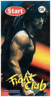 PaxToy.com  Карточка / Card 08 Rambo - John J. Rambo (Sylvester Stallone) из Start: Fight Club Карточки