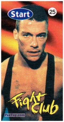 PaxToy.com  Карточка / Card 25 Lionheart - Lyon Gaultier (Jean-Claude Van Damme) из Start: Fight Club Карточки