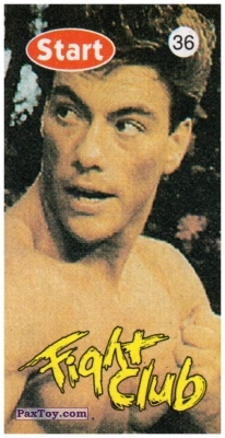 PaxToy.com  Карточка / Card 36 Kickboxer - Kurt Sloane (Jean-Claude Van Damme) из Start: Fight Club Карточки