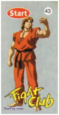 PaxToy.com  Карточка / Card 43 Street Fighter - Ken Masters из Start: Fight Club Карточки