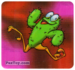 PaxToy.com  Наклейка / Стикер Мутант - Страусный Кактус из Boomer: Horror Monsters