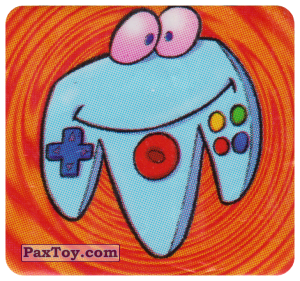 PaxToy.com  Наклейка / Стикер Живой предмет - Контроллер Nintendo 64 из Boomer: Horror Monsters