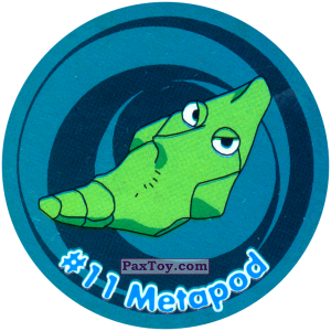 PaxToy.com 011 Metapod #011 из Nintendo: Caps Pokemon 3 (Green)