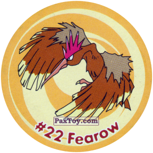 PaxToy.com 022 Fearow #022 из Nintendo: Caps Pokemon 3 (Green)