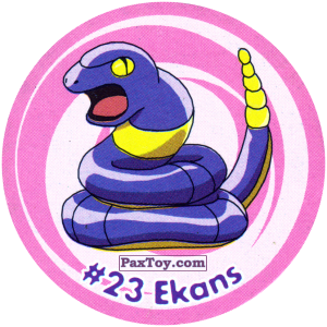 PaxToy.com 023 Ekans #023 из Nintendo: Caps Pokemon 3 (Green)
