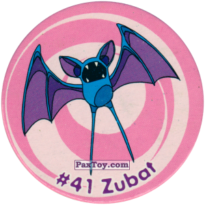 PaxToy.com 047 Zubat #041 из Nintendo: Caps Pokemon 3 (Green)