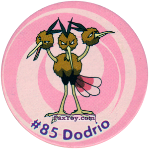 PaxToy.com 091 Dodrio #085 из Nintendo: Caps Pokemon 3 (Green)