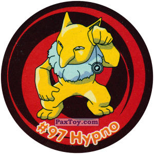 PaxToy.com 103 Hypno #097 из Nintendo: Caps Pokemon 3 (Green)