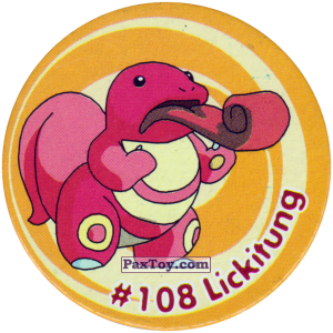 PaxToy.com 114 Lickitung #108 из Nintendo: Caps Pokemon 3 (Green)
