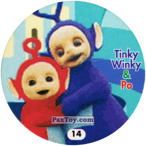 PaxToy.com 14 Tinky Winky & Po из Andic: Сундучок Телепузики - Фишки