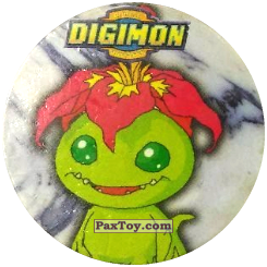 PaxToy.com  Фишка / POG / CAP / Tazo 31 Palmon из Digimon Tazos and Pogs