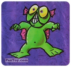 PaxToy.com  Наклейка / Стикер Персонаж - Амфибия из Boomer: Horror Monsters