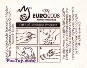 PaxToy.com - Tattoo, Переводилка 01 Tattoo - Rossiya (Сторна-back) из Cheetos: Euro 2008 Super Stars Tattoo