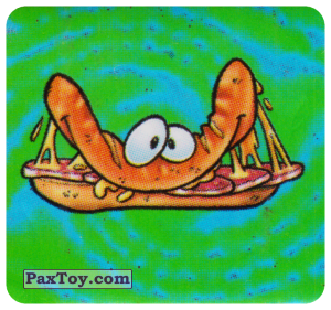 PaxToy.com  Наклейка / Стикер Живой предмет - Сырный Сэндвич из Boomer: Horror Monsters
