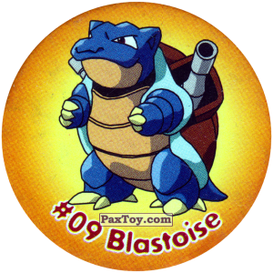 PaxToy.com 001 Blastoise #009 из Nintendo: Caps Pokemon 2000 (Blue)