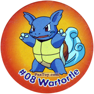 PaxToy.com 002 Wartortle #008 из Nintendo: Caps Pokemon 2000 (Blue)