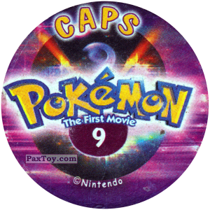 PaxToy.com - 009 (Сторна-back) из Nintendo: Caps Pokemon The First Movie (Purple)