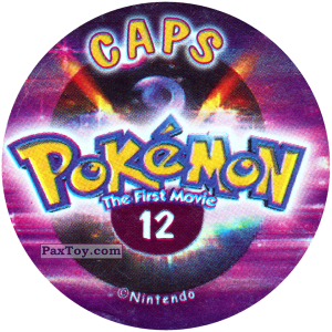 PaxToy.com - 012 (Сторна-back) из Nintendo: Caps Pokemon The First Movie (Purple)