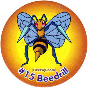PaxToy.com 014 Beedrill #015 из Nintendo: Caps Pokemon 2000 (Blue)