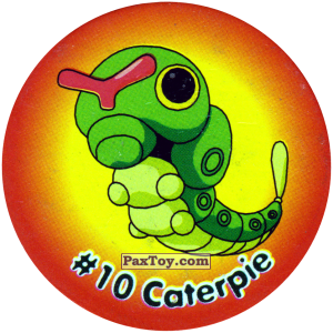 PaxToy.com 019 Caterpie #010 из Nintendo: Caps Pokemon 2000 (Blue)