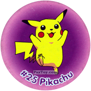 PaxToy.com 023 Pikachu #025 из Nintendo: Caps Pokemon 2000 (Blue)