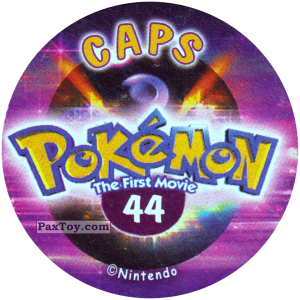 PaxToy.com - 044 (Сторна-back) из Nintendo: Caps Pokemon The First Movie (Purple)