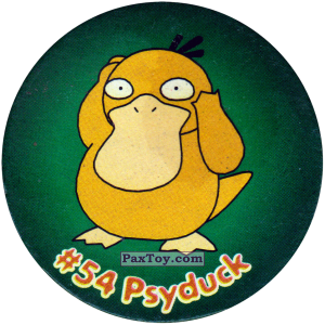 PaxToy.com 064 Psyduck #054 из Nintendo: Caps Pokemon 2000 (Blue)