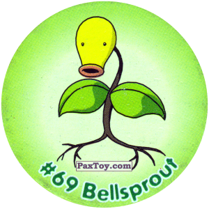 PaxToy.com 068 Bellsprout #069 из Nintendo: Caps Pokemon 2000 (Blue)