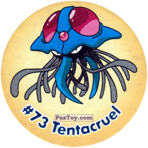 PaxToy.com 083 Tentacruel #073 из Nintendo: Caps Pokemon 2000 (Blue)