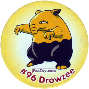 PaxToy.com 098 Drowzee #096 из Nintendo: Caps Pokemon 2000 (Blue)