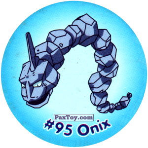 PaxToy.com 099 Onix #095 из Nintendo: Caps Pokemon 2000 (Blue)