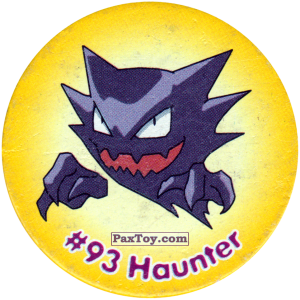 PaxToy.com 101 Haunter #091 из Nintendo: Caps Pokemon 2000 (Blue)