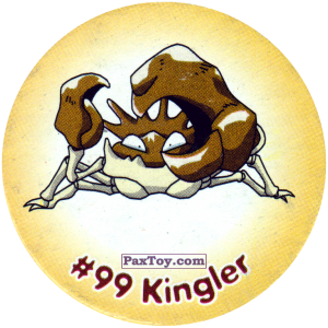 PaxToy.com 114 Kingler #099 из Nintendo: Caps Pokemon 2000 (Blue)