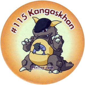 PaxToy.com 117 Kangaskhan #115 из Nintendo: Caps Pokemon 2000 (Blue)