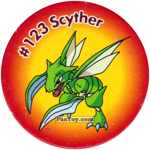 PaxToy.com 128 Scyther #123 из Nintendo: Caps Pokemon 2000 (Blue)