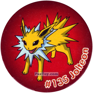 PaxToy.com 135 Jolteon #135 из Nintendo: Caps Pokemon 2000 (Blue)