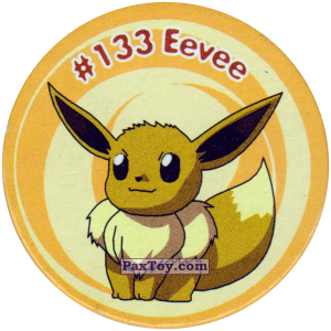 PaxToy.com 139 Eevee #133 из Nintendo: Caps Pokemon 3 (Green)