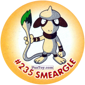PaxToy.com 162 Smeargle #235 из Nintendo: Caps Pokemon 2000 (Blue)