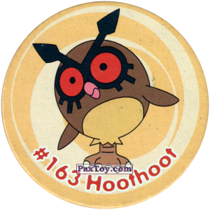PaxToy.com 178 Hoothoot #163 из Nintendo: Caps Pokemon 3 (Green)