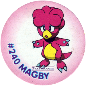 PaxToy.com 178 Magby #240 из Nintendo: Caps Pokemon 2000 (Blue)