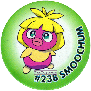 PaxToy.com 179 Smoochum #238 из Nintendo: Caps Pokemon 2000 (Blue)