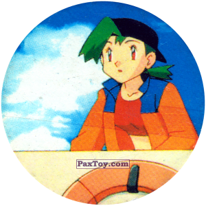 PaxToy.com  Фишка / POG / CAP / Tazo 191 (Кадр Мультфильма) из Nintendo: Caps Pokemon 2000 (Blue)