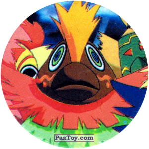 PaxToy.com  Фишка / POG / CAP / Tazo 202 (Кадр Мультфильма) из Nintendo: Caps Pokemon 2000 (Blue)