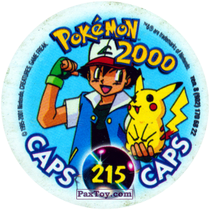 PaxToy.com - 215 Carol (Кадр Мультфильма) (Сторна-back) из Nintendo: Caps Pokemon 2000 (Blue)