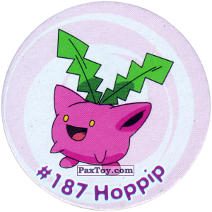 PaxToy.com 217 Hoppip #187 из Nintendo: Caps Pokemon 3 (Green)