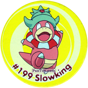PaxToy.com  Фишка / POG / CAP / Tazo 232 Slowking #199 из Nintendo: Caps Pokemon 3 (Green)