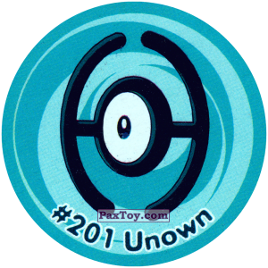 PaxToy.com 234 Unown #201 из Nintendo: Caps Pokemon 3 (Green)