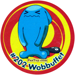 PaxToy.com 235 Wobbuffer #202 из Nintendo: Caps Pokemon 3 (Green)