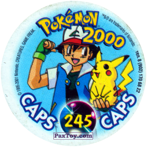 PaxToy.com - 245 Slowking (Кадр Мультфильма) (Сторна-back) из Nintendo: Caps Pokemon 2000 (Blue)