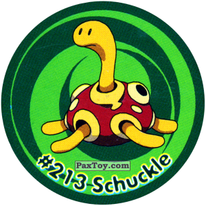 PaxToy.com 246 Schuckle #213 из Nintendo: Caps Pokemon 3 (Green)